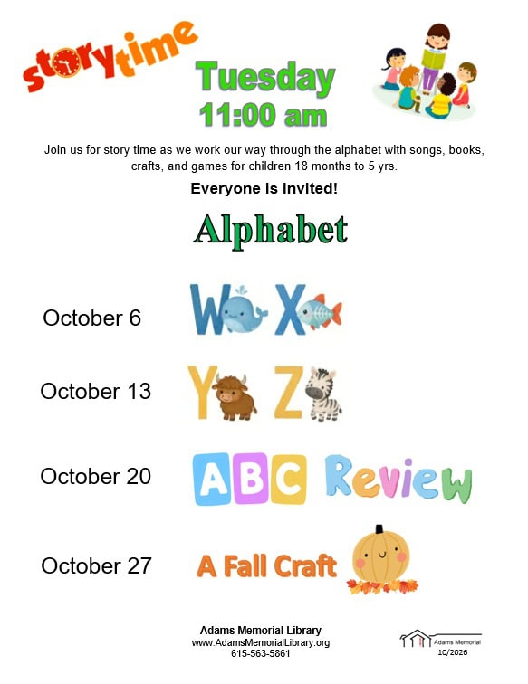 storytime sched 2026 10 flyer