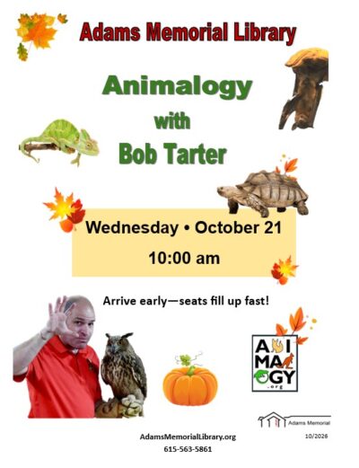 2026 october bob tarter